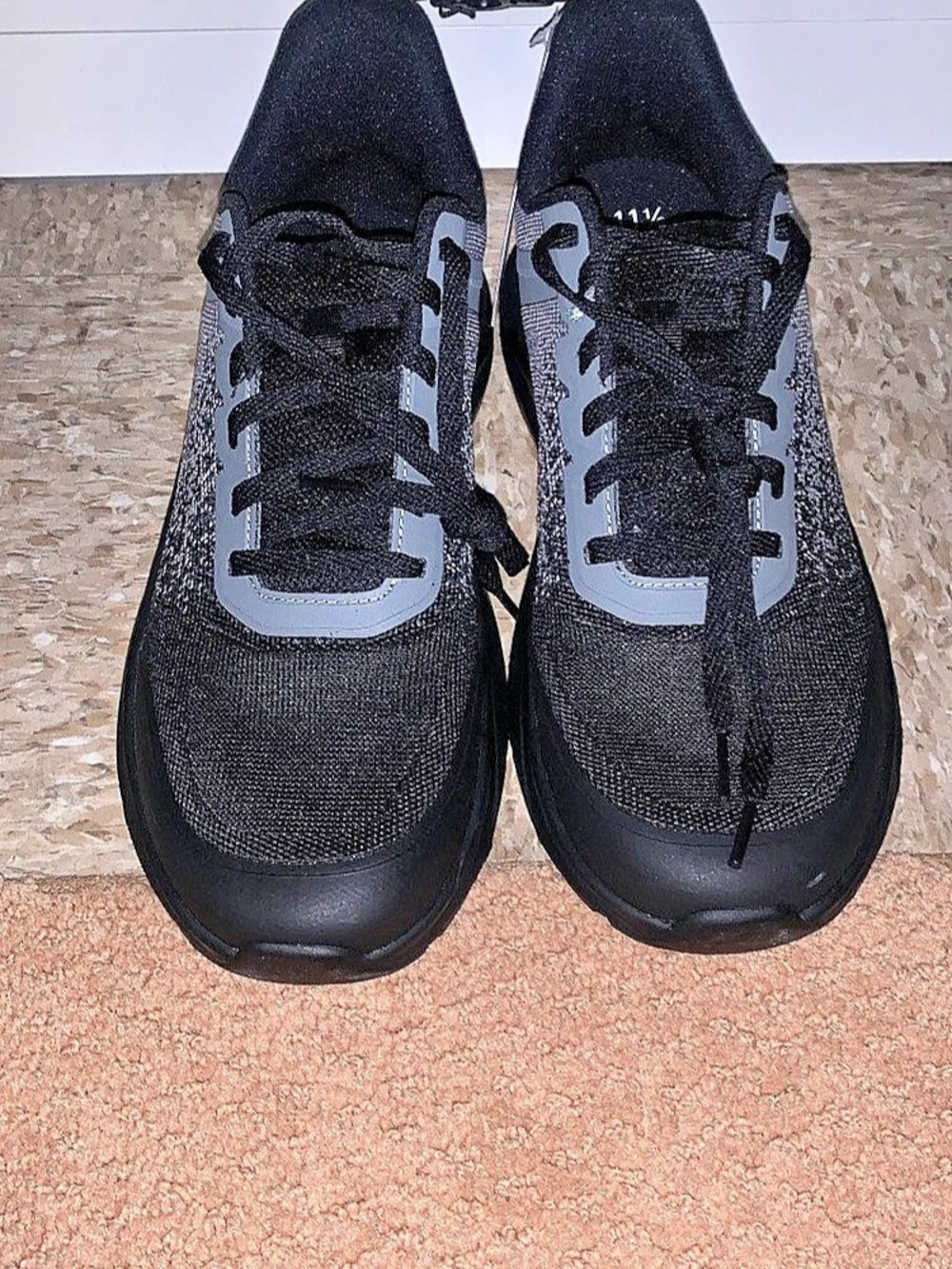 Athletic Works Men's Core Jogger Sneakers Black & Gray US 11.5